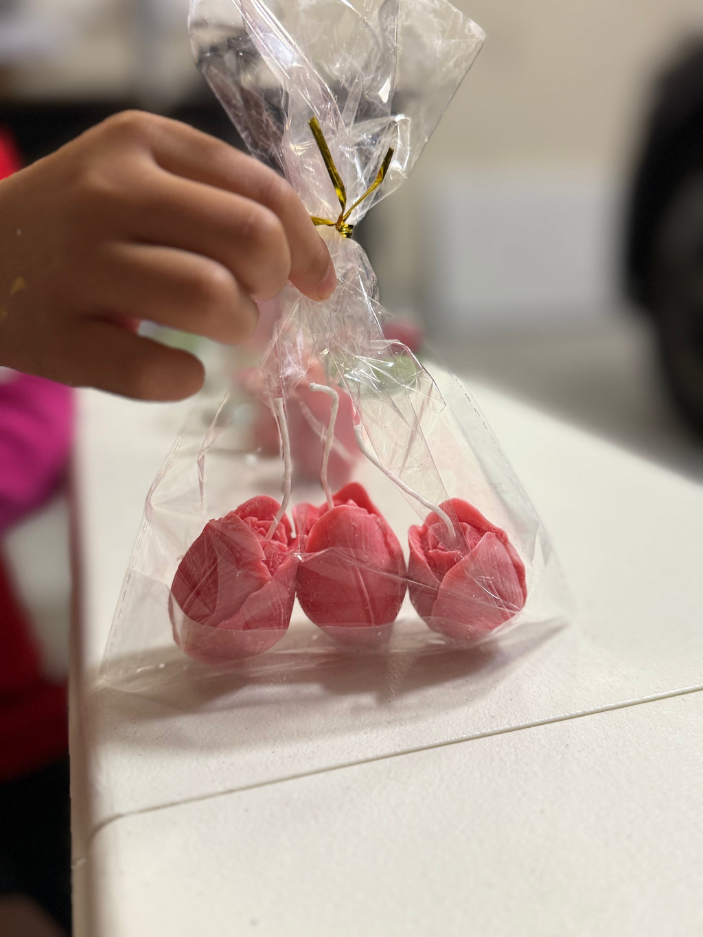 Handmade- Flower candles