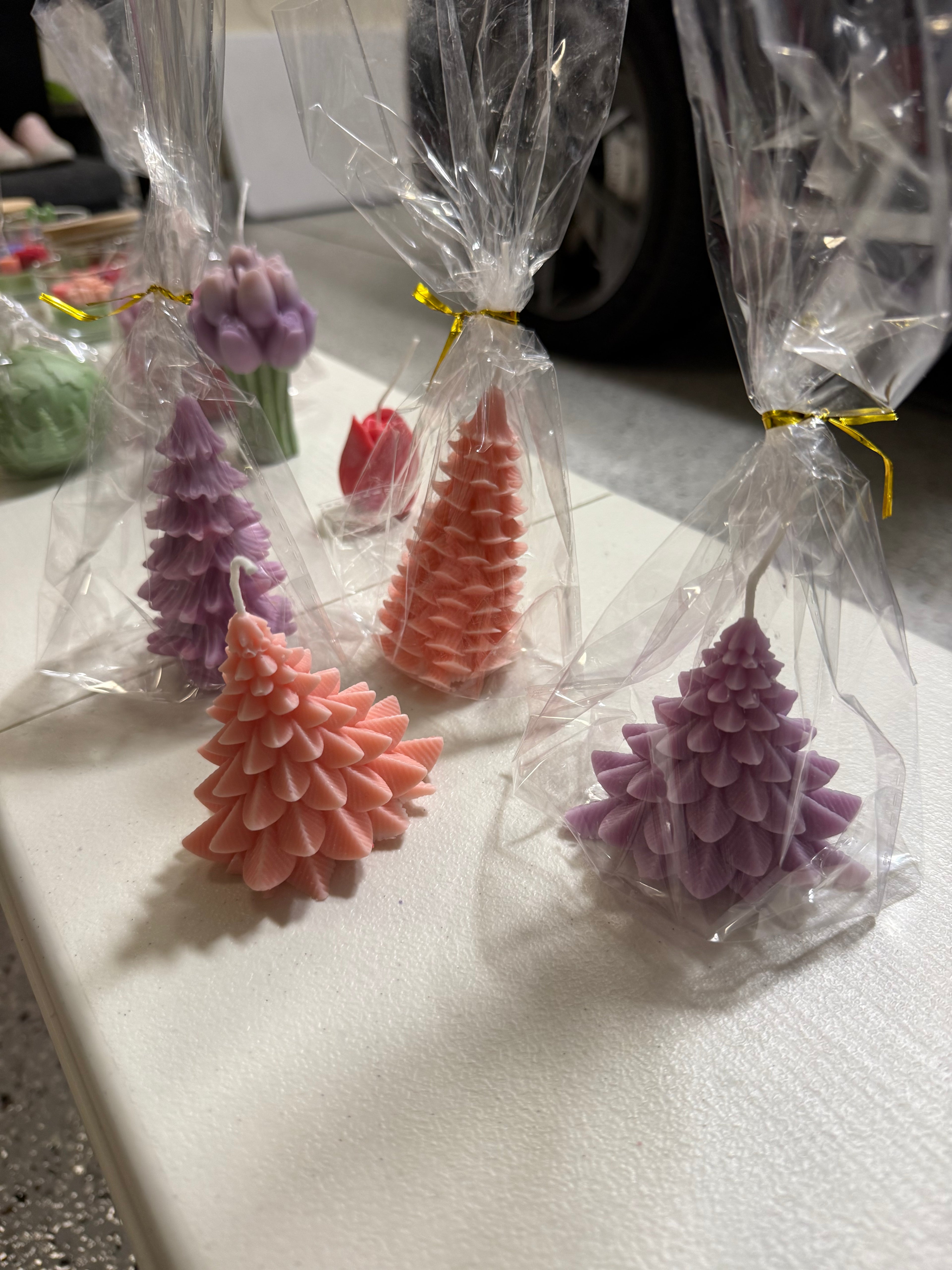 Handmade - Tree Candles